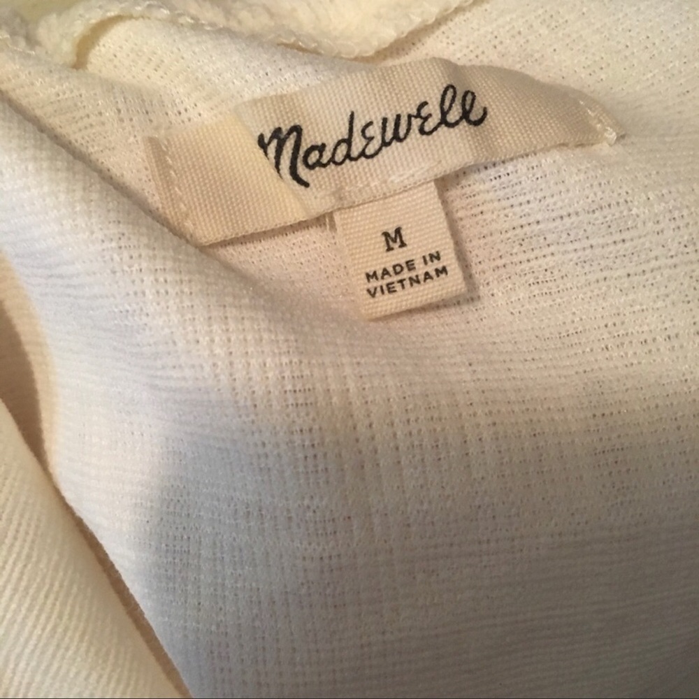 Madewell Texture & Thread Off the Shoulder Top - Picture 4 of 5